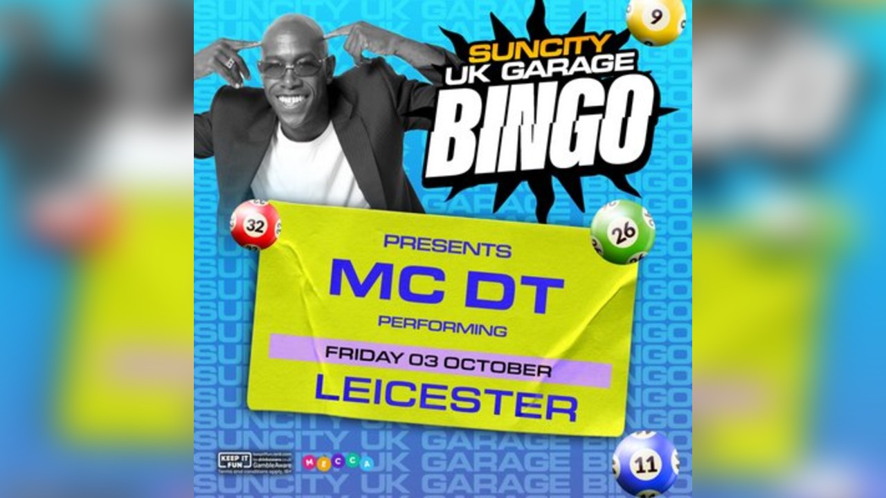 UK GARAGE BINGO with MC HARVEY SO SOLID| LEICESTER
