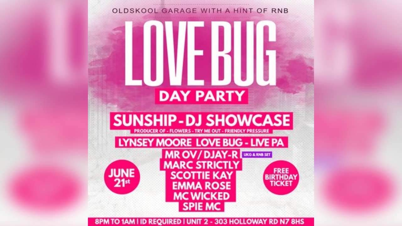 Love Bug Day Party