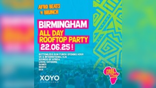 BIRMINGHAM - Afrobeats n Brunch: All Day Rooftop Party