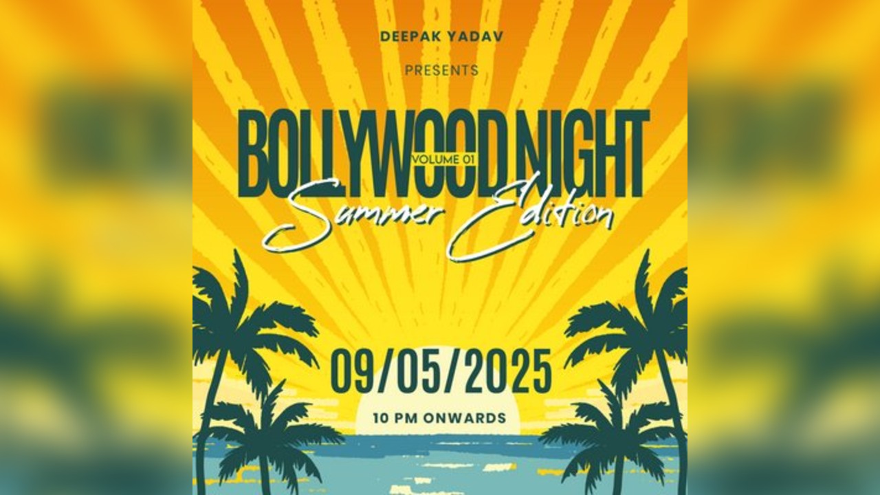 Bollywood Night @ Manuka Glasgow On Friday 9th May 2025