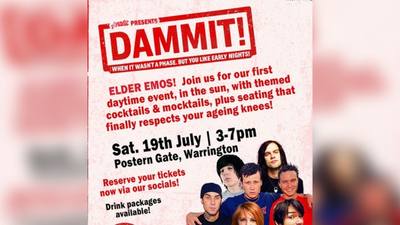 DAMMIT: A (daytime) Elder Emo event
