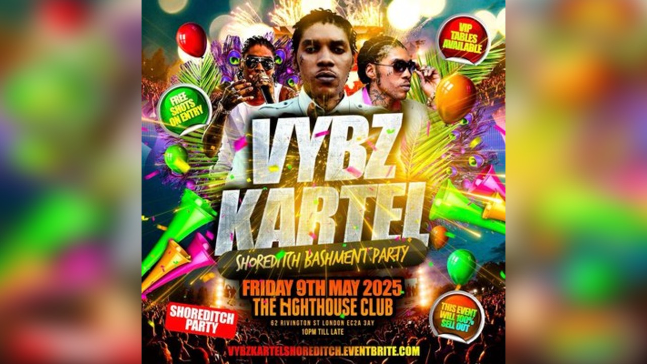 Vybz Kartel - Shoreditch Bashment Party