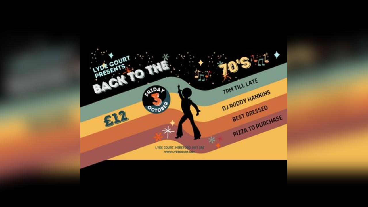 Back to the 70s with DJ Roddy Hankins