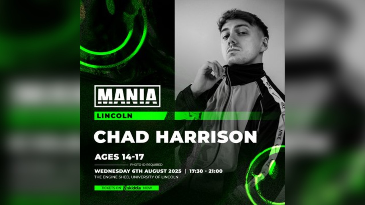 Mania U18: Lincoln W/ CHAD HARRISON (ID REQUIRED)
