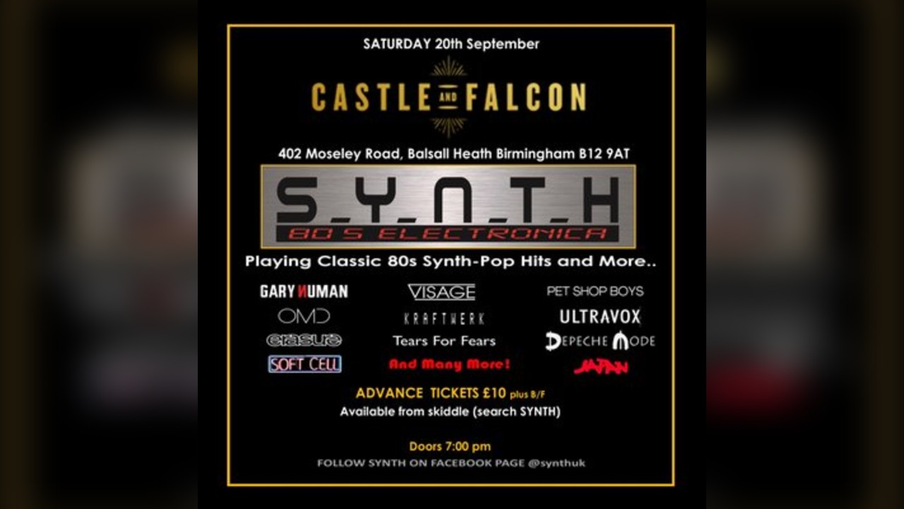 SYNTH Live at The Castle & Falcon