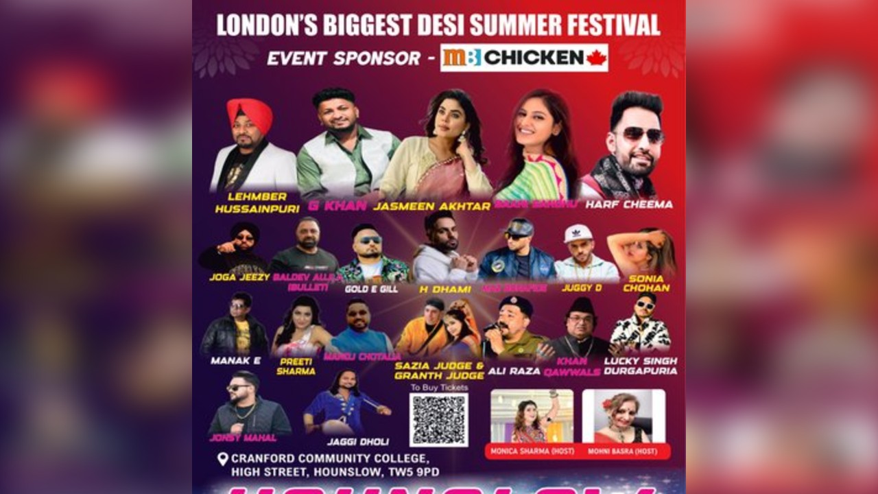HOUNSLOW DESI MELA 2025 - LONDON's BIGGEST DESI SUMMER FESTIVAL