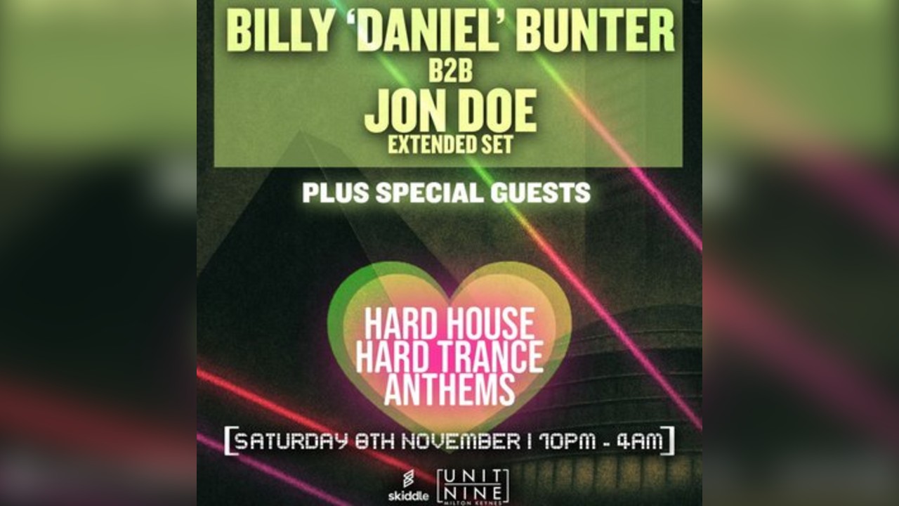 UK Hard Tour - Billy 'Daniel' Bunter b2b John Doe (Extended Set)