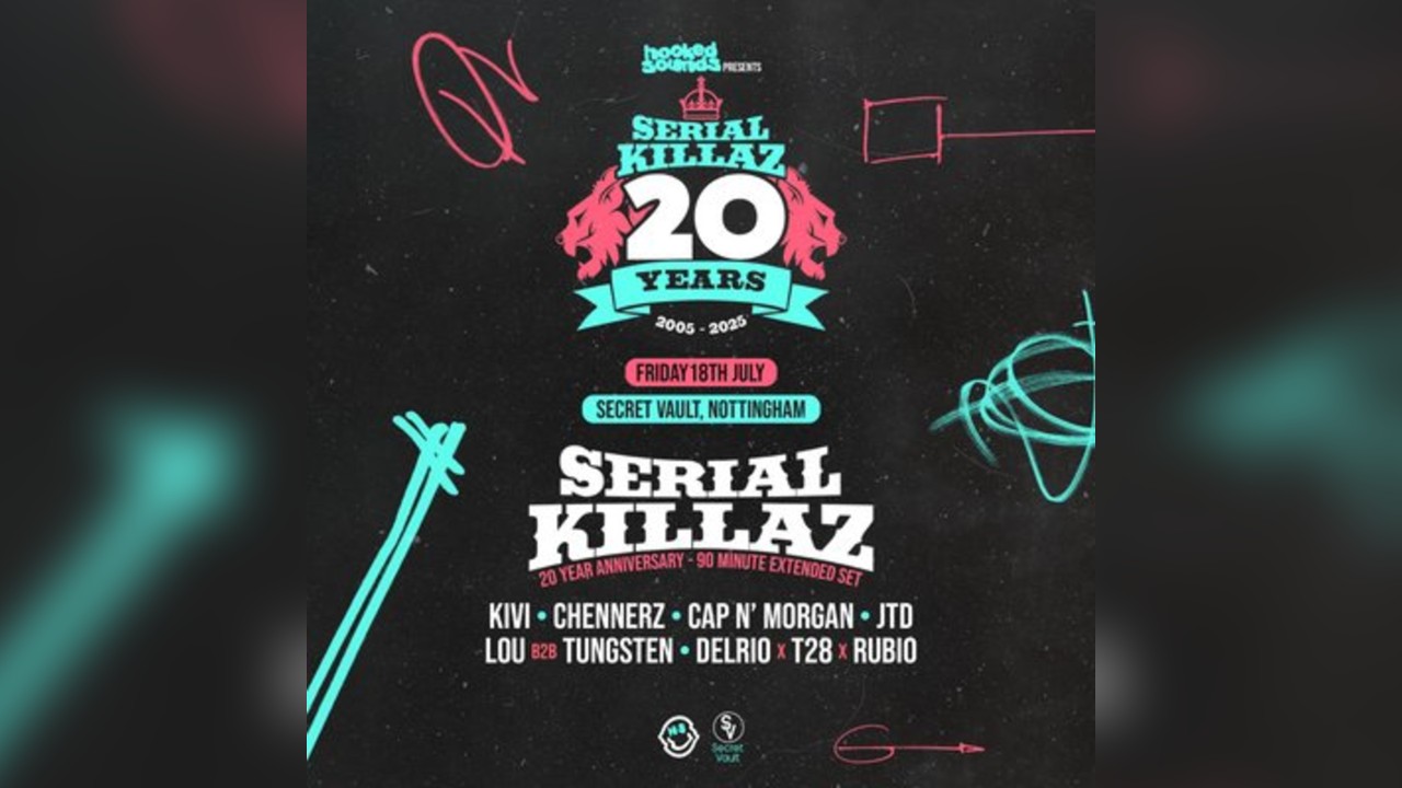 Hooked Presents 20 Years of Serial Killaz (EXTENDED SET) + More