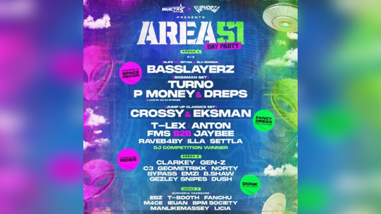 Invicta Audio x Euphoria: Area 51 (Day Party)