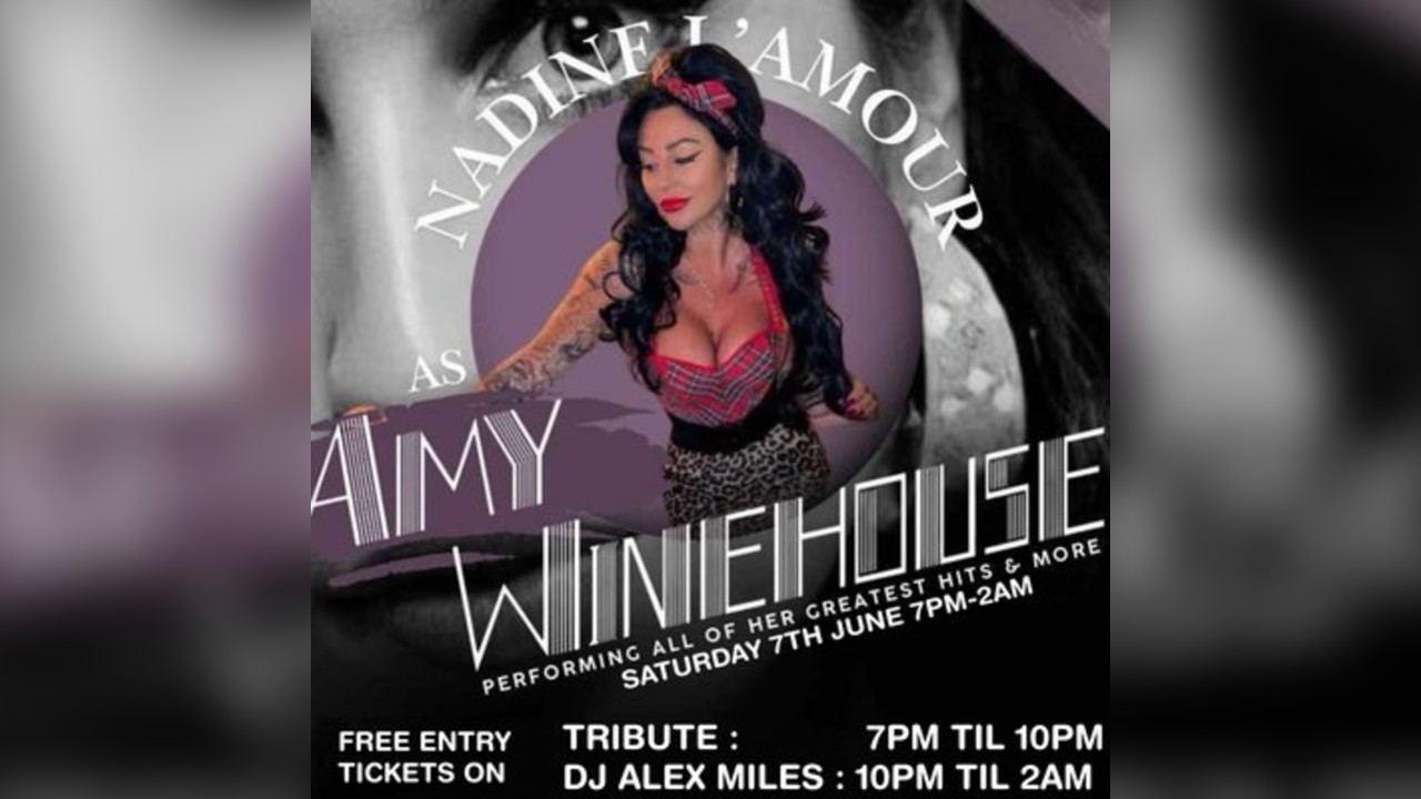 Amy Winehouse Tribute Act - SATURDAY JUNE 7TH - Free entry