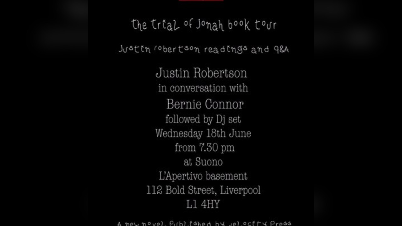 An Evening With Justin Robertson