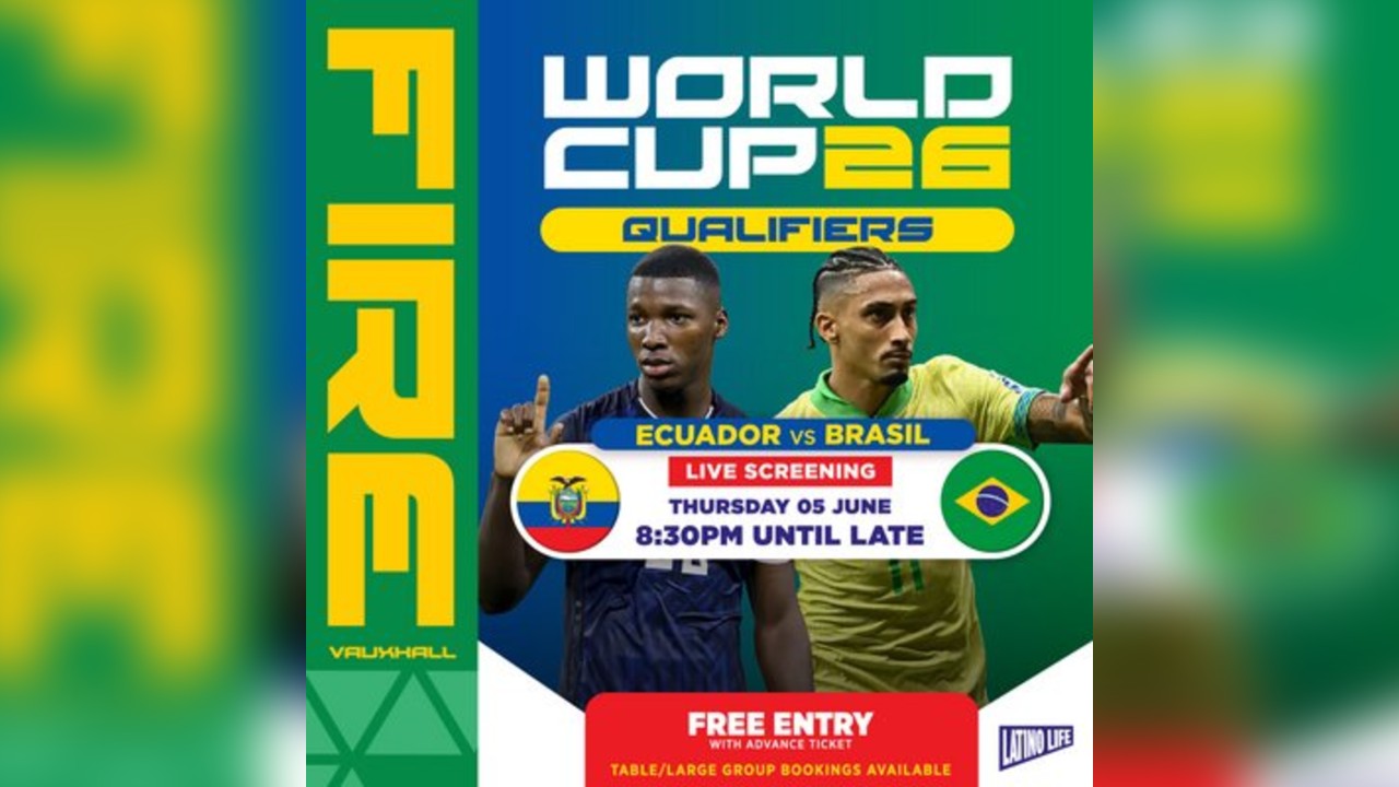 Football & Fiesta presents: Ecuador vs Brazil
