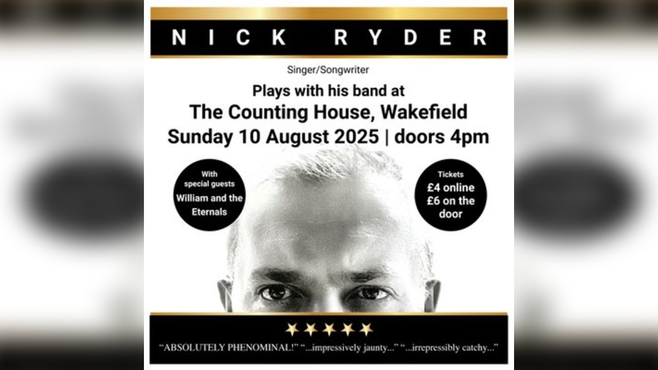 Nick Ryder + William and the Eternals live @ The Counting House