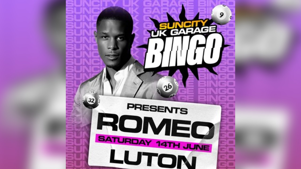UK GARAGE BINGO with MC ROMEO SO SOLID CREW| LUTON