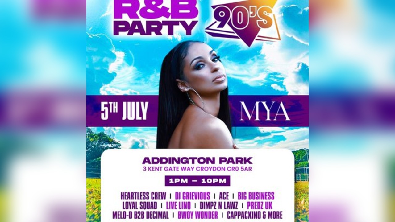 R&B PARTY - The Festival - Mya Live