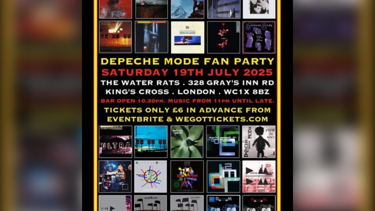 Depeche Mode / Mute Records Fan Party @ The Water Rats, London