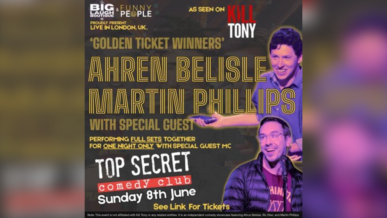 Ahren Belisle & Martin Phillips - Golden Ticket Winners LIVE