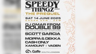 Speedy Thingz @ The Gaffe - Saturday 14th June // UK Garage