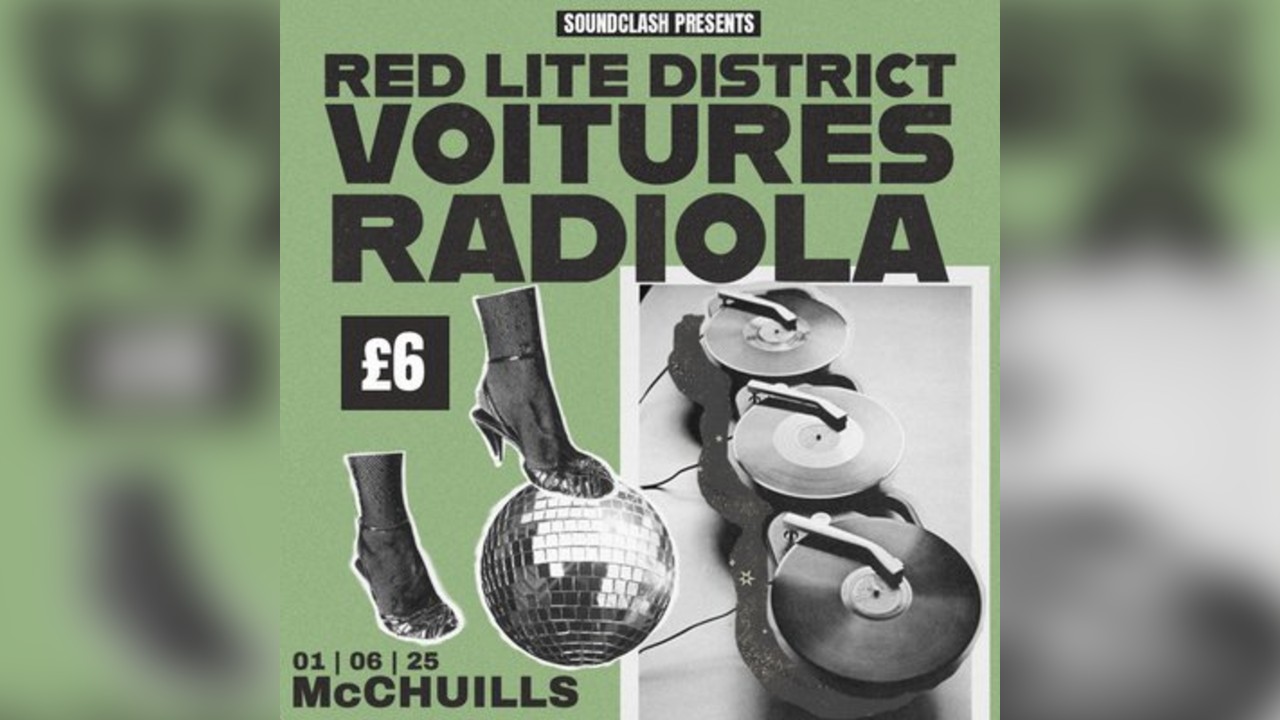 Soundclash Presents | Voitures, Red Lite District & Radiola