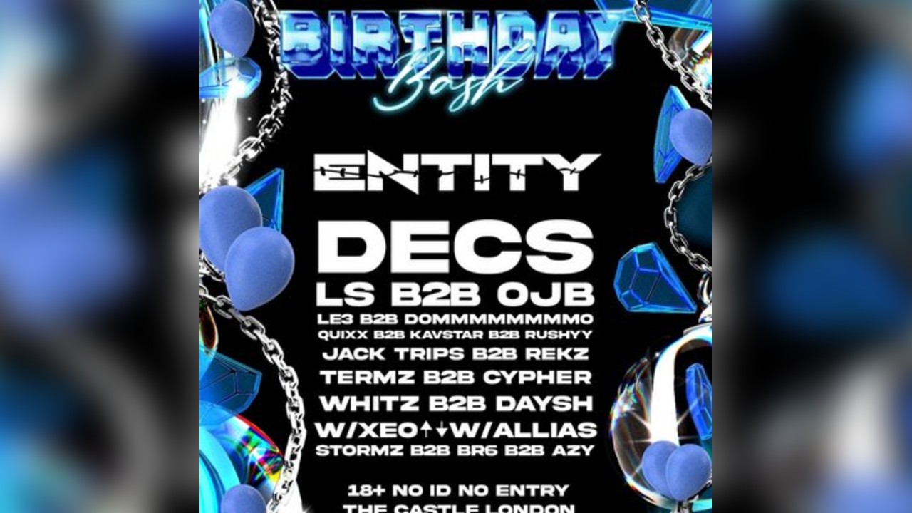 DECS 20th Birthday Bash // DNB AND BASSLINE