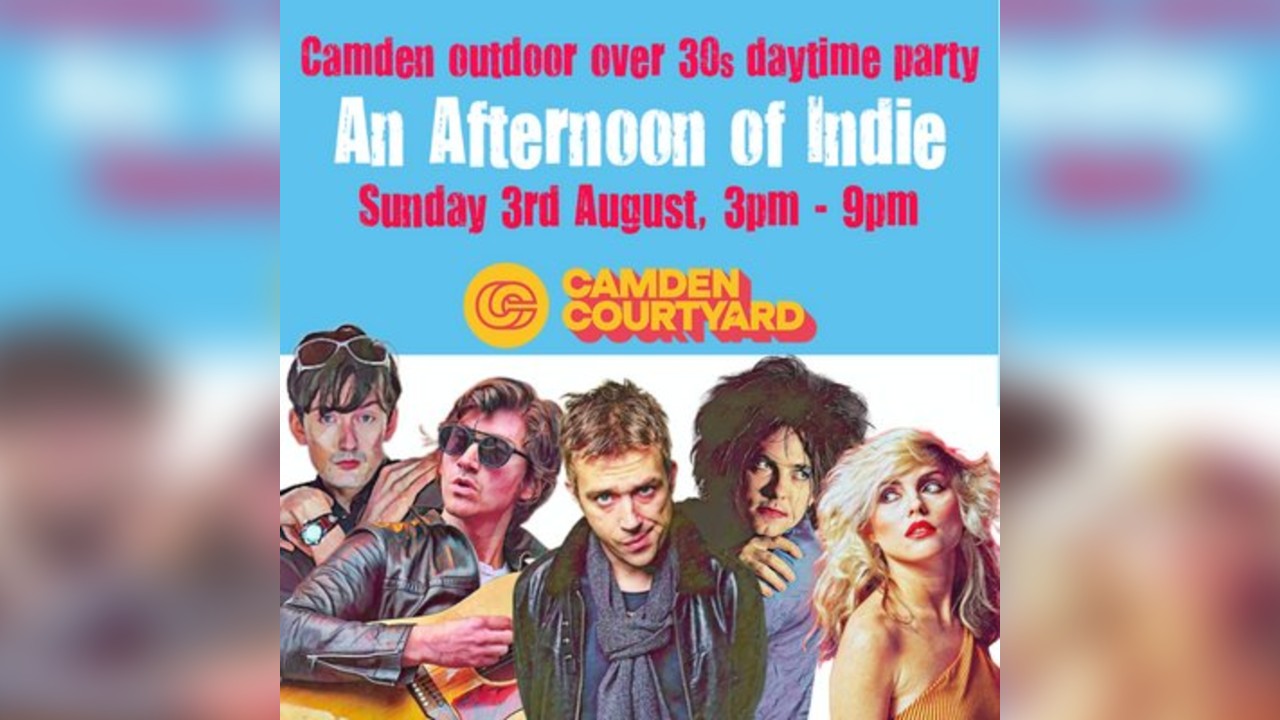CAMDEN An Afternoon of indie -  Outdoor Party for Over 30s