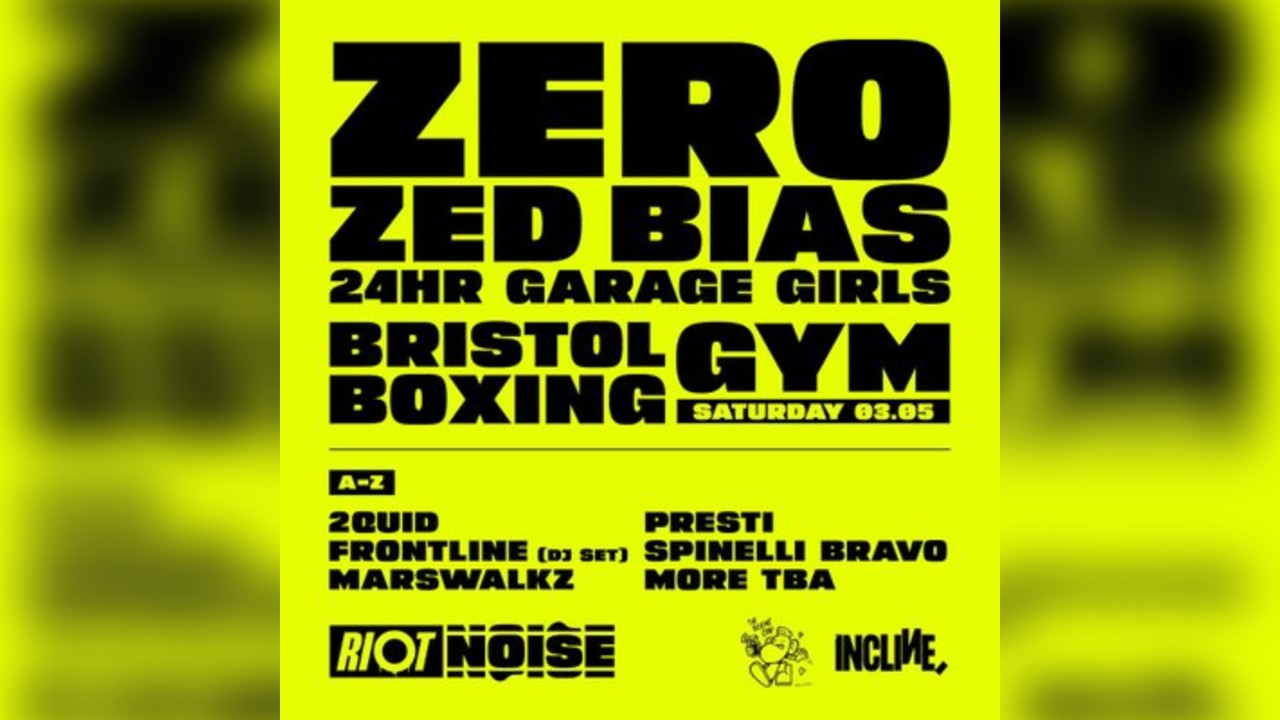 Riot Noise Day Party @ The Boxing Gym w Zero & Support