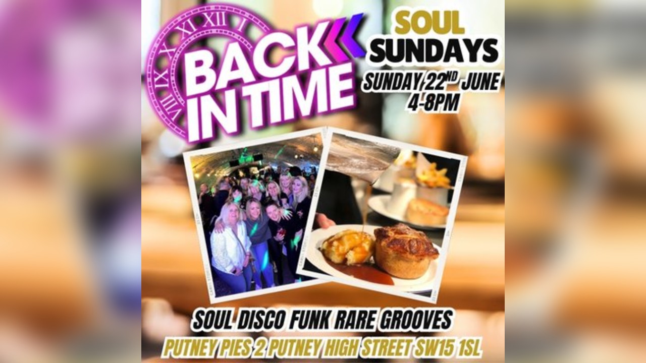 BACK IN TIME Soul Sundays