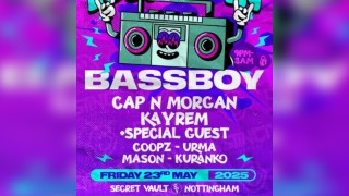 (MULTI GENRE RAVE) Bassboy + Special Guests (FINAL TICKETS LEFT)