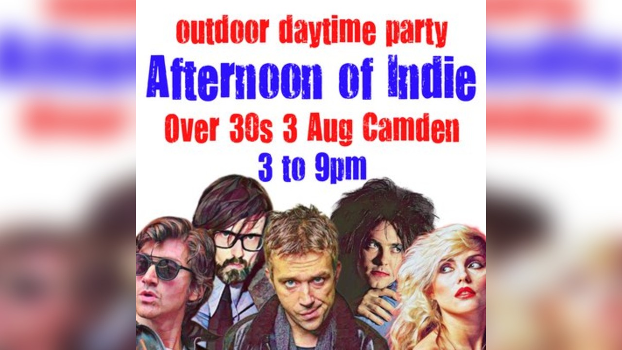 An Afternoon of Indie summer outdoor party for over 30s