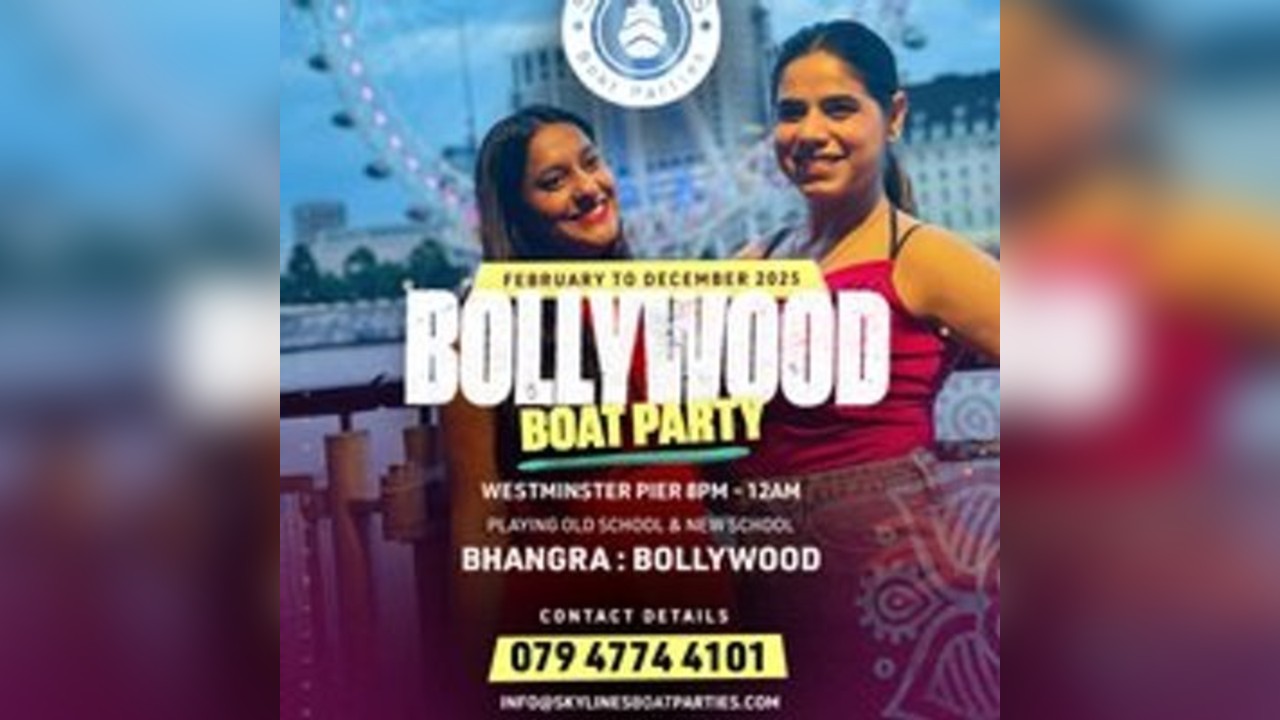 FLASH SALE-Bollywood boat event on the Thames 2025