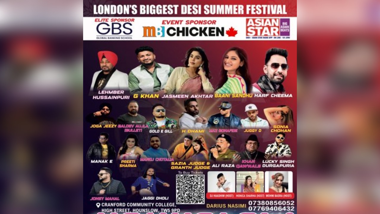HOUNSLOW DESI MELA 2025 - LONDON's BIGGEST DESI SUMMER FESTIVAL