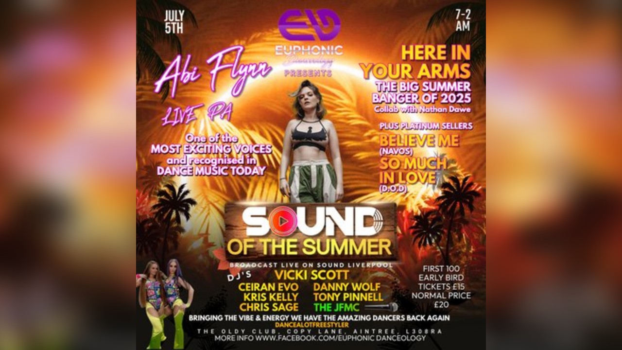 Sound Of The Summer - Abi Flynn Live - Here In Your Arms
