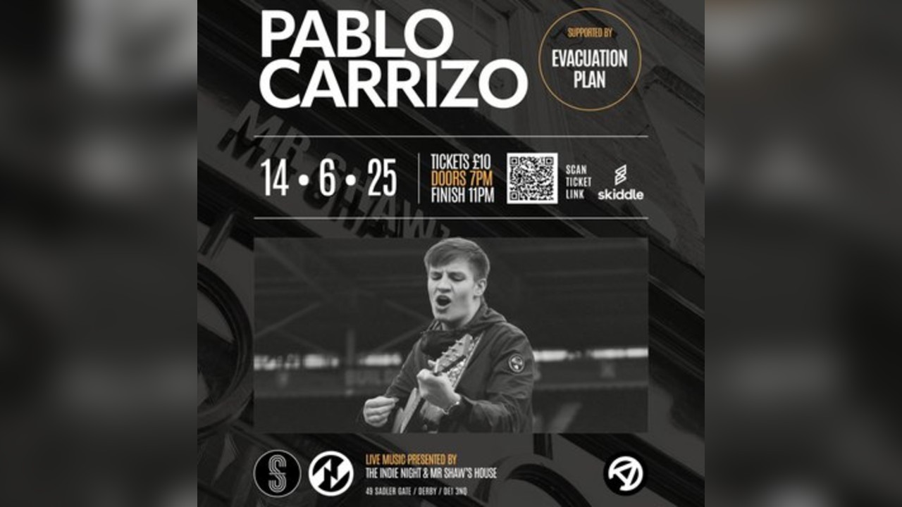 Pablo Carrizo live at Mr Shaws House
