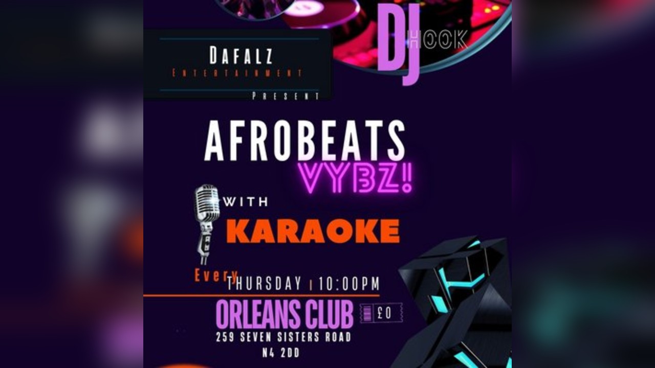 Bank Holiday AfroBeats Vybz Thursday