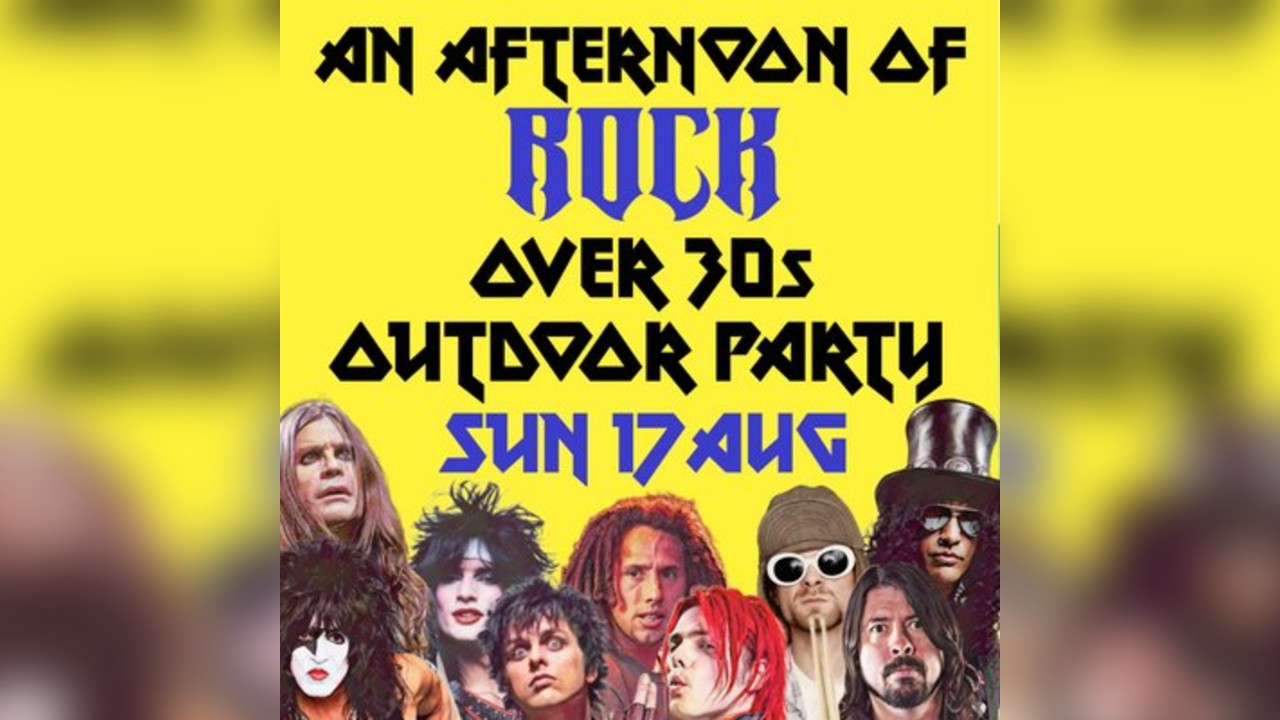 An Afternoon of Rock: Outdoor over 30s rock/metal summer party