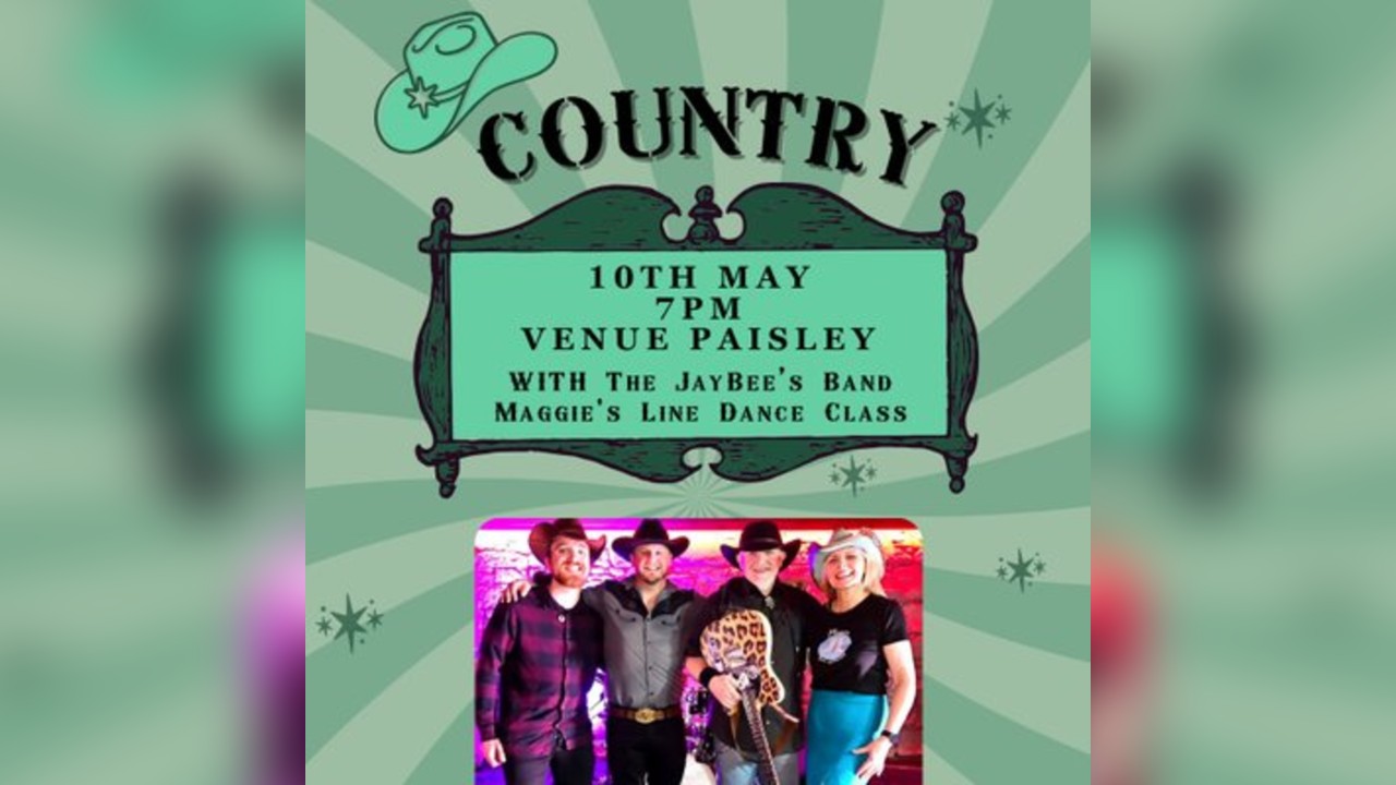 Line Dancing in Paisley with Maggies and The Jaybees Band