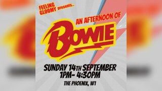 An Afternoon of David Bowie, 1pm-4:30pm *Over 1/3 sold*