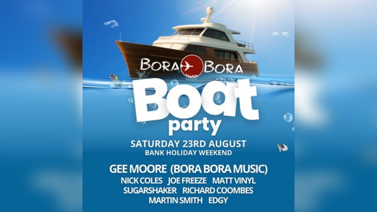 Bora Bora Music Bank Holiday Sunset Boat Cruise - Ibiza Classics