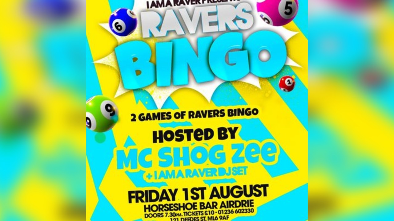 I am a raver bingo
