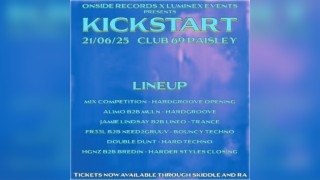 Onside Records X Luminex Events Present: KICKSTART #001