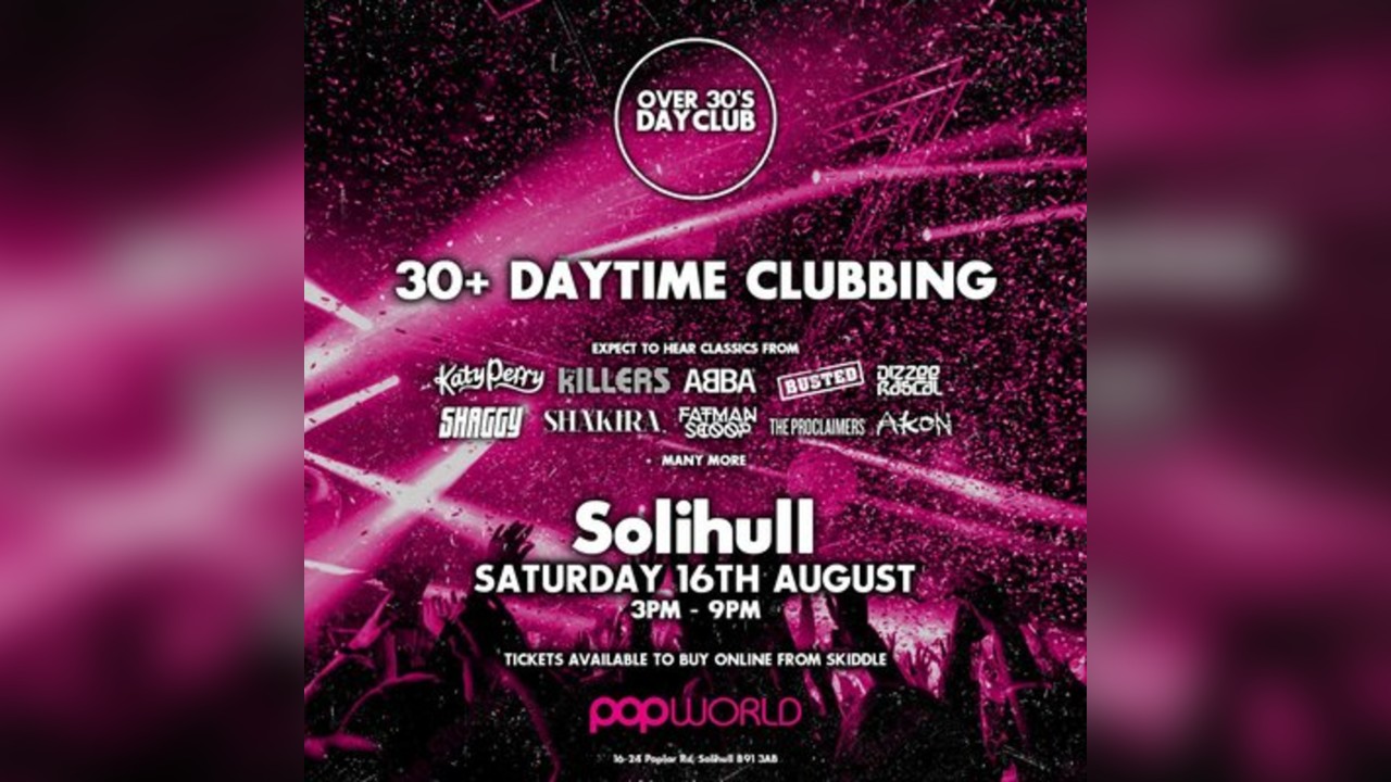 Over 30s Daytime Club - Solihull