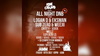 Homeground presents: All night DNB