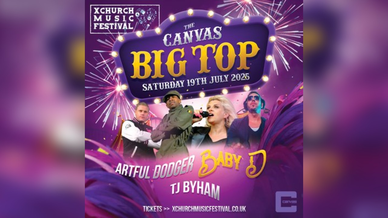 Canvas presents The Big Top - SATURDAY: Xchurch Music Festival