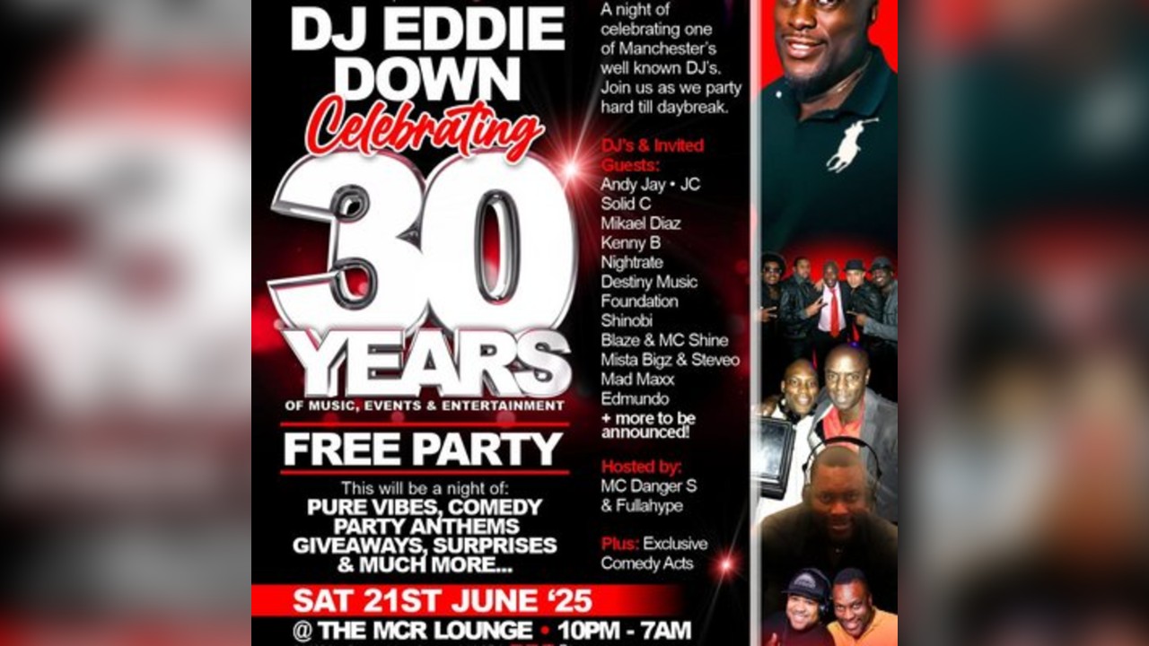 Celebrating 30 years free party