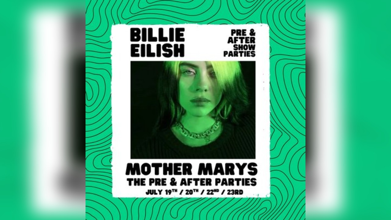 BILLIE EILISH: Pre Show & After Show Parties