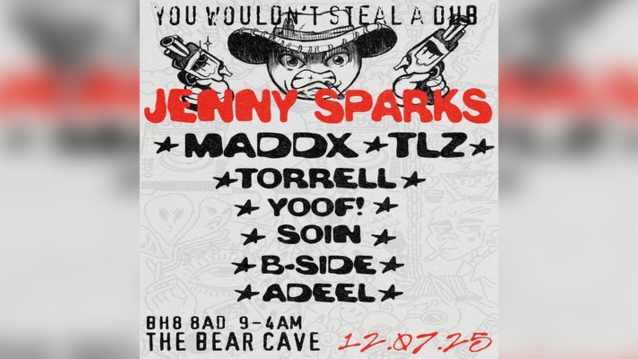 Jenny Sparks - Bournemouth w/ Maddx, TLZ, Torrell + More
