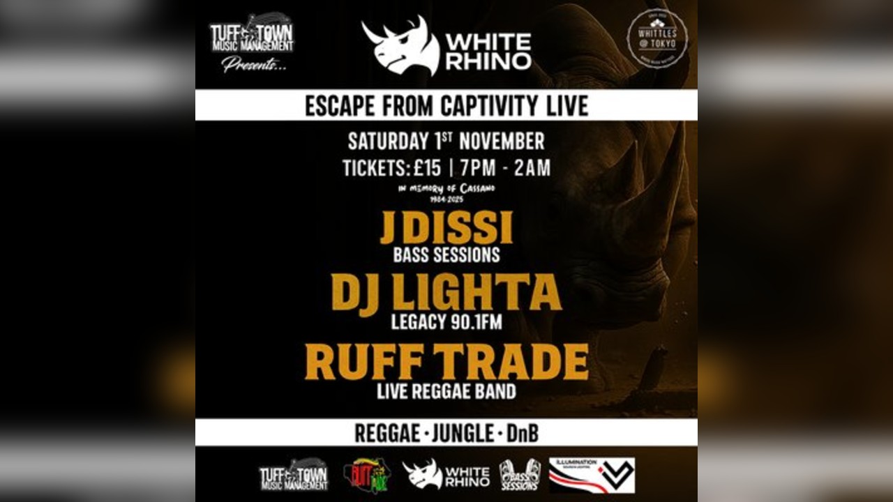 White Rhino - Escape From Captivity LIVE 2025
