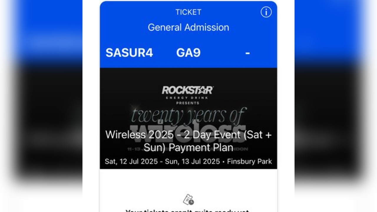 Wireless Festival, Sunday