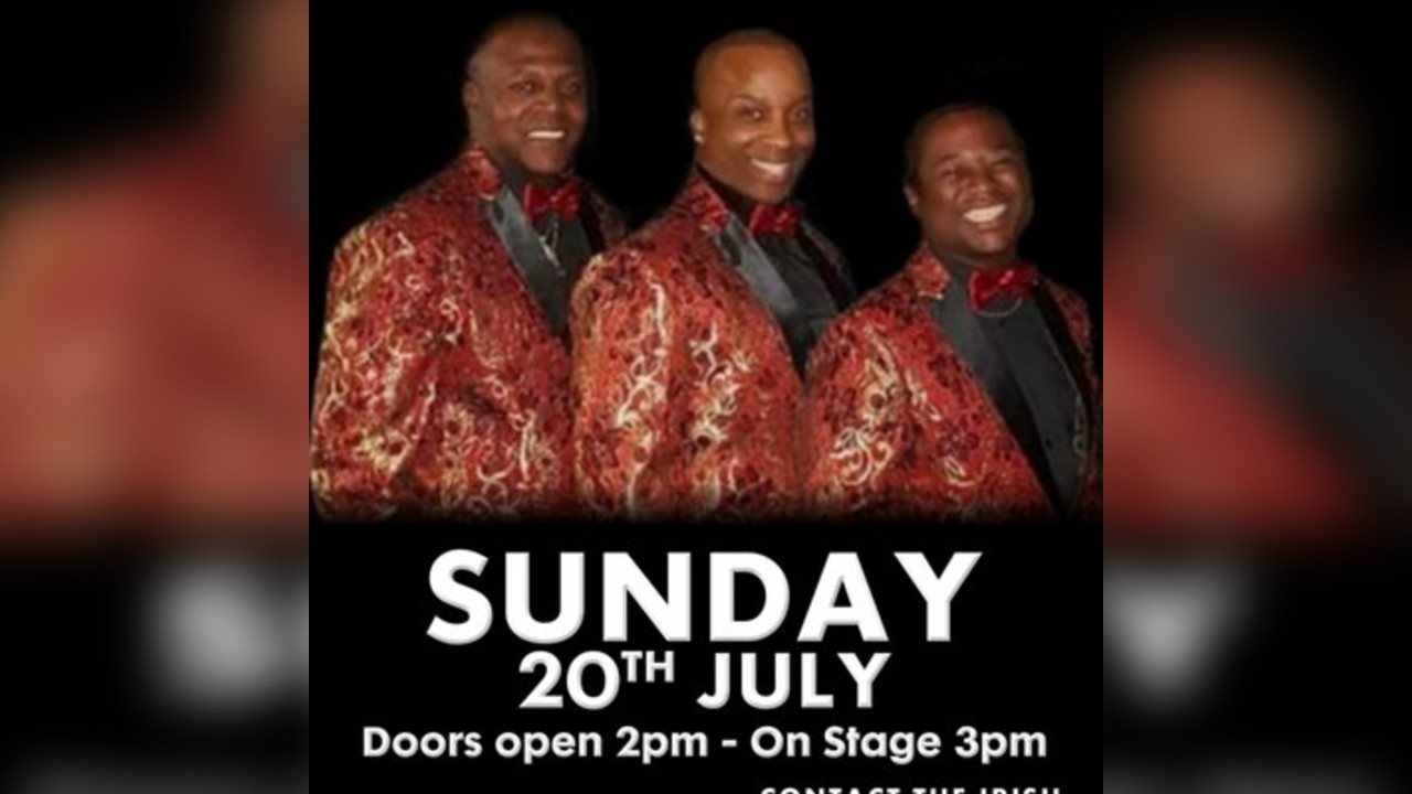 MEN OF SOUL (Tribute) Warrington Irish Club - Sun 20th July 2pm