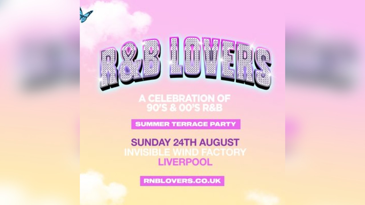 R&B Outdoor Terrace Party - Sunday 24th August - IWF
